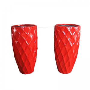 ไฟเบอร์กลาสกระถางดอกไม้ ปรับแต่ง FRP กระถางดอกไม้